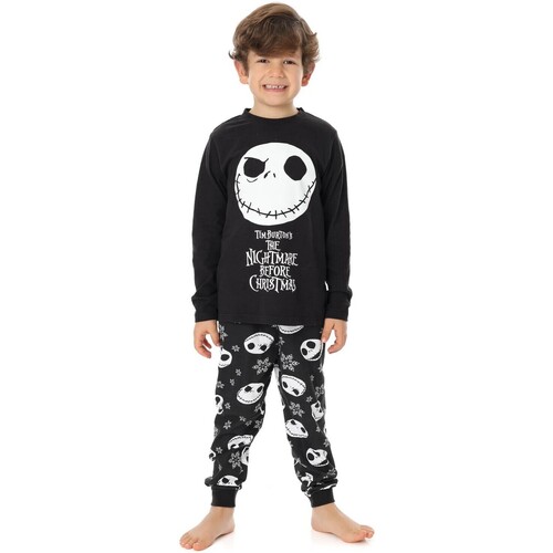 Vêtements Garçon Pyjamas / Chemises de nuit Nightmare Before Christmas NS7096 Noir