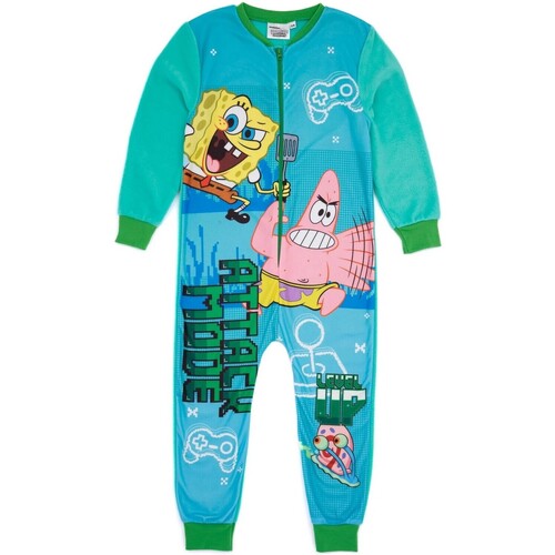 Vêtements Enfant Pyjamas / Chemises de nuit Spongebob Squarepants Attack Mode Vert