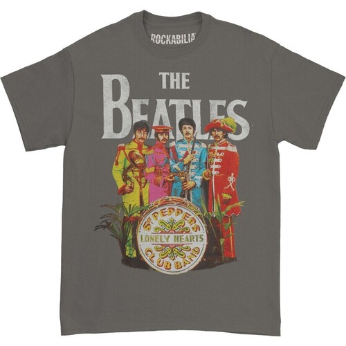 Vêtements T-shirts manches longues The Beatles Sgt Pepper Gris