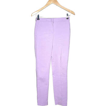 Vêtements Femme Pantalons Zara pantalon slim femme  34 - T0 - XS Violet Violet