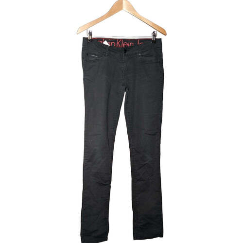 Calvin Klein Jeans Pantacourt Femme 38 - T2 - M Noir - Vêtements Pantalons  7/8 et 3/4 Femme 16,00 €