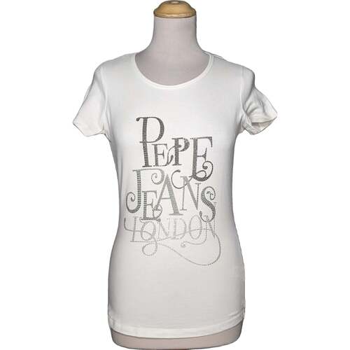 Vêtements Femme T-shirts & Polos Pepe jeans 36 - T1 - S Blanc