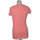 Vêtements Femme T-shirts & Polos Guess top manches courtes  36 - T1 - S Rose Rose