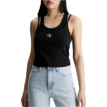 Vêtements Femme Débardeurs / T-shirts sans manche Calvin Klein Jeans J20J221430 Noir