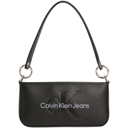 Sacs Femme side-slit ribbed-knit dress Calvin Klein Jeans Sac porte epaule  Ref 60330 Noir Noir