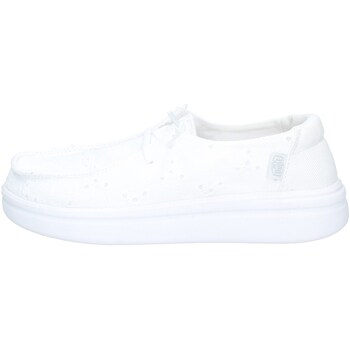Chaussures Femme Slip ons Dude WENDY RISE EYELET Blanc