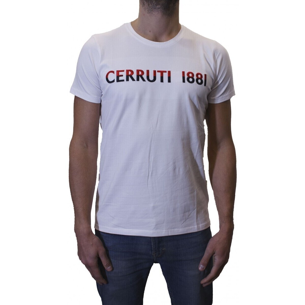 Vêtements Homme T-shirts manches courtes Cerruti 1881 Gimignano Blanc