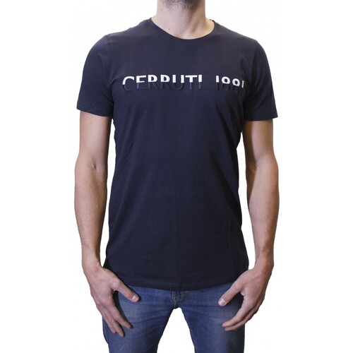 Vêtements Homme T-shirts manches longues Cerruti 1881 Gimignano Bleu