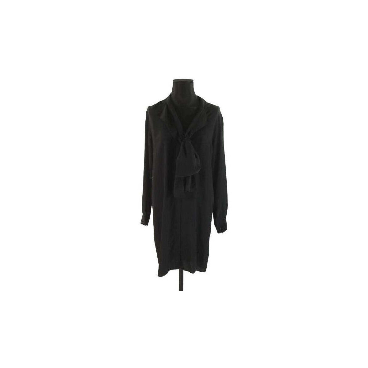 Vêtements Femme Robes Acne Studios Robe en soie Noir