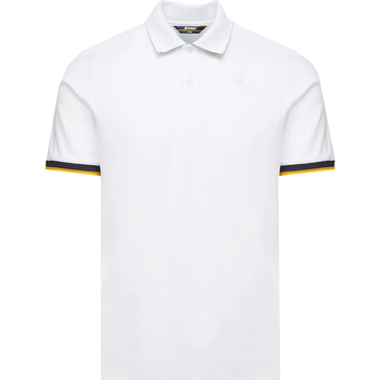 Vêtements Homme T-shirts manches courtes K-Way k7121iw-001 Blanc