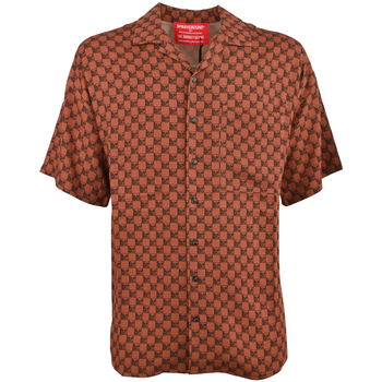 Vêtements Homme Chemises manches longues Sprayground sp332brn-brown Marron