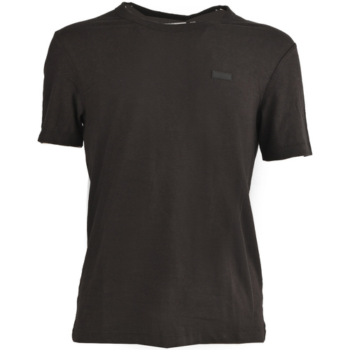 Vêtements Homme T-shirts manches courtes Calvin Klein Sneakers k10k111162-beh Noir