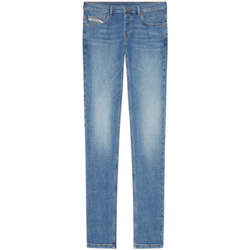 Vêtements Homme pleated Jeans slim Diesel 00sid80ihat-01 Bleu