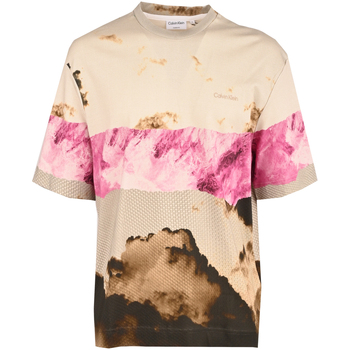 Vêtements Homme T-shirts manches courtes Calvin Klein JEANS tie-dye k10k111434-0f6 Multicolore