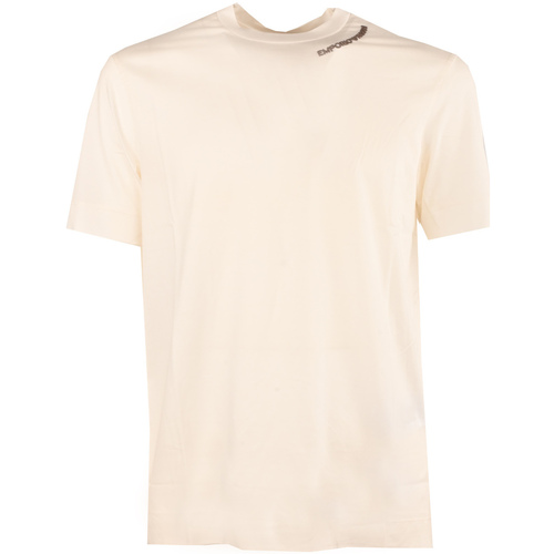Vêtements Homme T-shirts manches courtes Emporio Armani 3r1tt4_1juvz-0101 Blanc