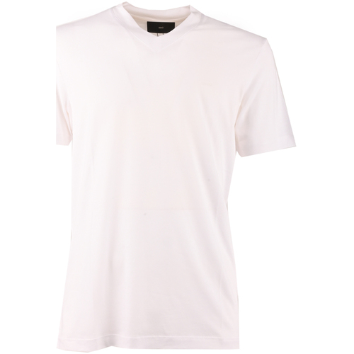 Vêtements Homme T-shirts manches courtes Liu Jo m123p204puntalyocel-100 Blanc