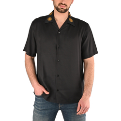 Vêtements Homme Chemises manches longues Versace JEANS Schmal Couture 72gal2bb_ns097-g89 Noir