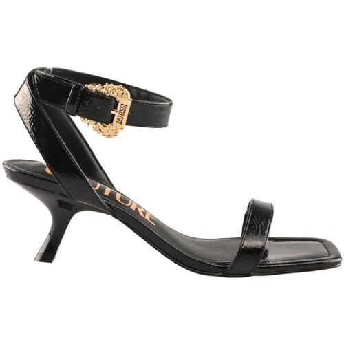 Chaussures Femme Sandales et Nu-pieds Versace JEANS length Couture 74va3s40zs539-899 Noir