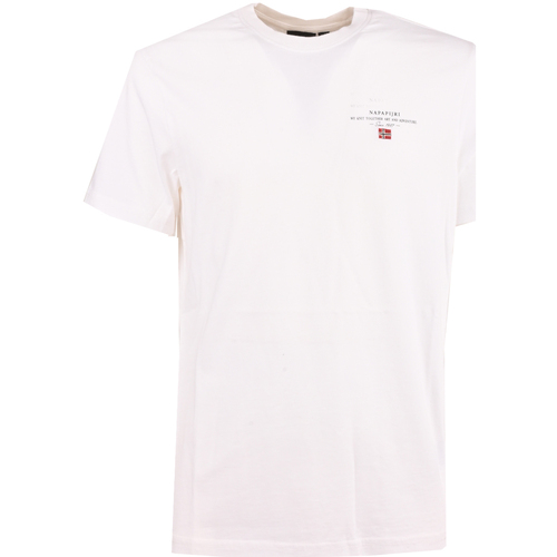 Vêtements Homme T-shirts manches courtes Napapijri np0a4gbq-002 Blanc
