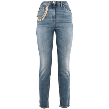 Vêtements Femme Jeans sleeve slim Elisabetta Franchi pj65i26e2-139 Bleu