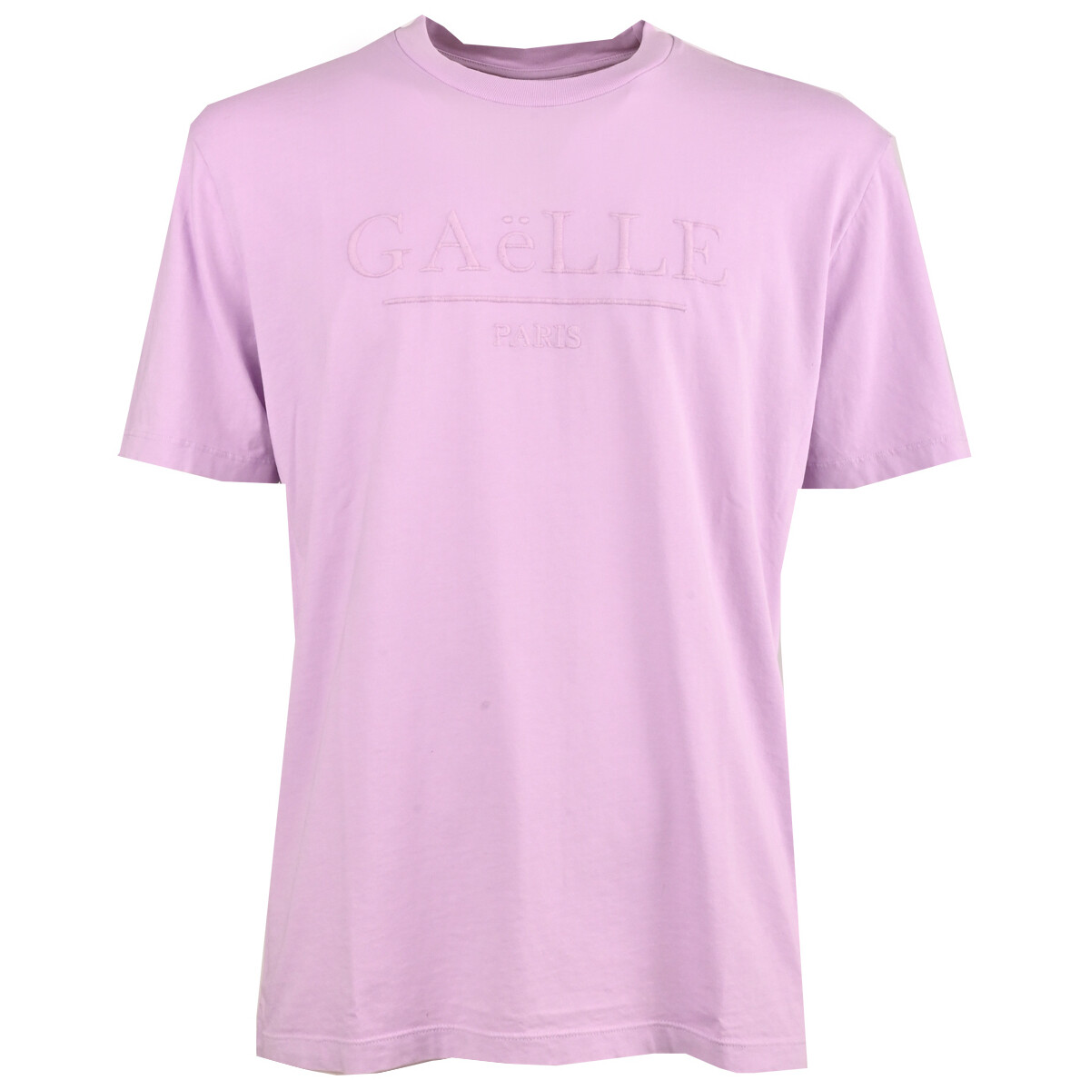 Vêtements Homme T-shirts manches courtes GaËlle Paris gbu01237-glicine Violet