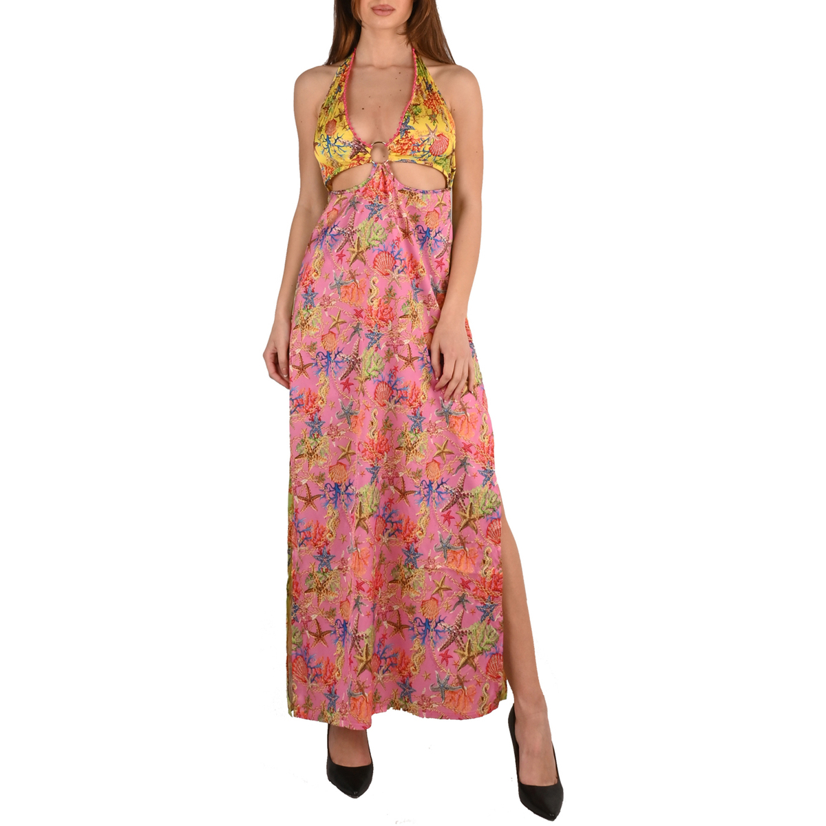Vêtements Femme Robes longues 4giveness fgcw1455-200 Multicolore