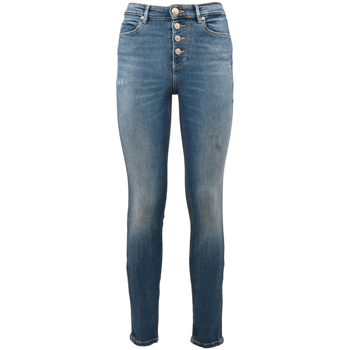 Vêtements Femme Jeans skinny Downtown Guess w3ra28_d4w92-ccym Bleu