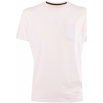 Vêtements Homme T-shirts manches courtes Sacs homme à moins de 70cci Designs ses136-09 Blanc