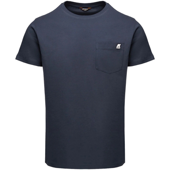 Vêtements Homme T-shirts manches courtes K-Way k00ai30-k89 Bleu