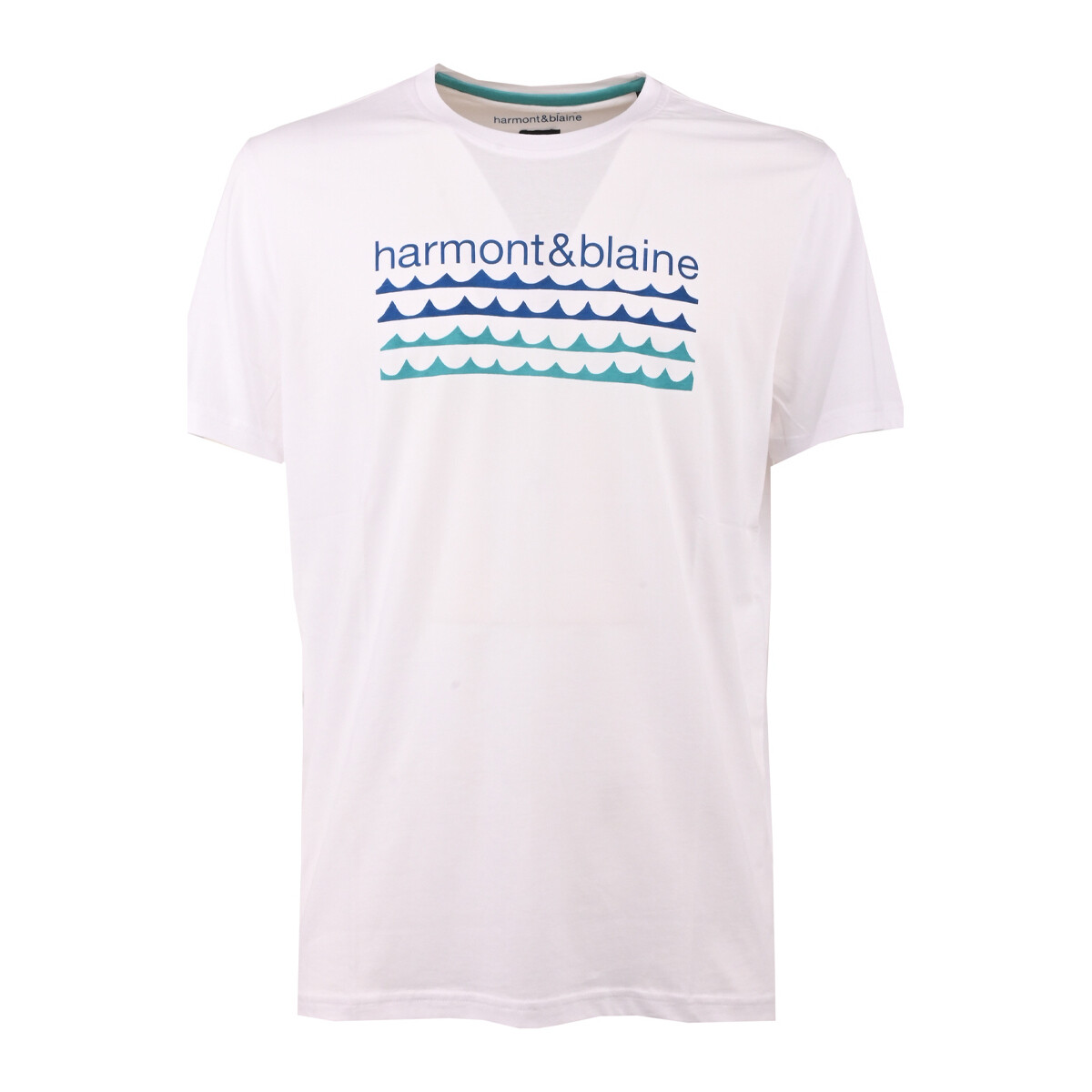 Vêtements Homme T-shirts manches courtes Harmont & Blaine irj201021055-100 Blanc