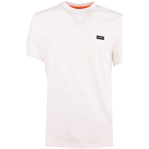 Vêtements Homme T-shirts manches courtes Napapijri np0a4g36-002 Blanc