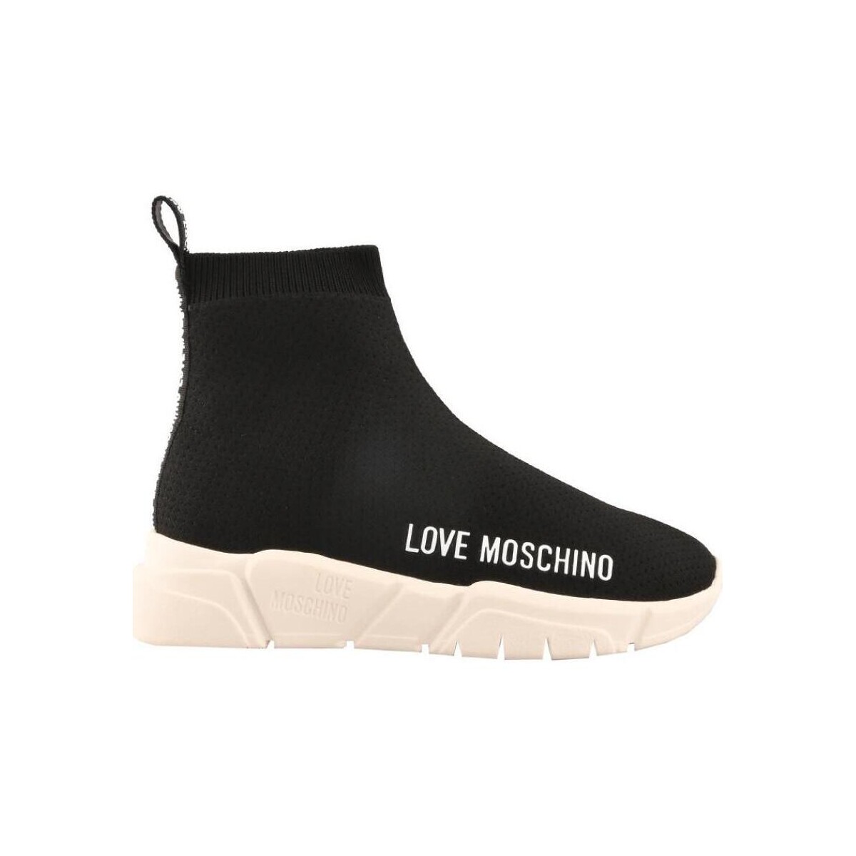 Chaussures Femme Baskets montantes Love Moschino ja15343g0giz4000-nero Noir