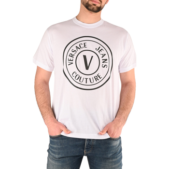 Vêtements Homme T-shirts manches courtes Versace Jeans Couture 72gaht20_cj00o-003 Blanc