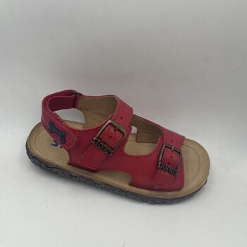Chaussures Garçon Sandales et Nu-pieds Stones and Bones SANDALE BOUCLES RED Rouge