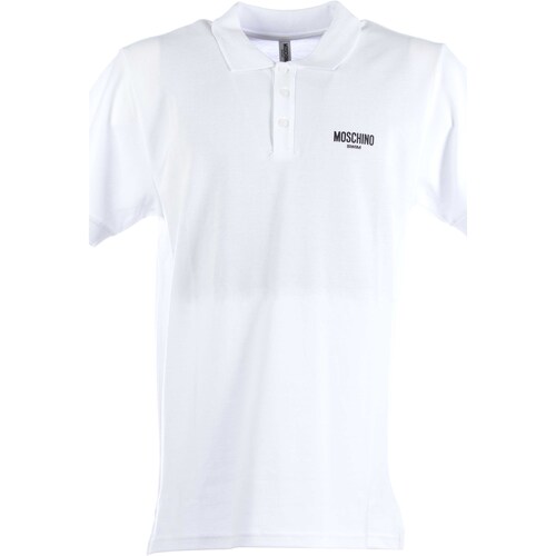 Vêtements Homme T-shirts & Polos Moschino Polo Blanc