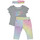 Vêtements Fille Ensembles de survêtement Reebok Sport B13965 Multicolore