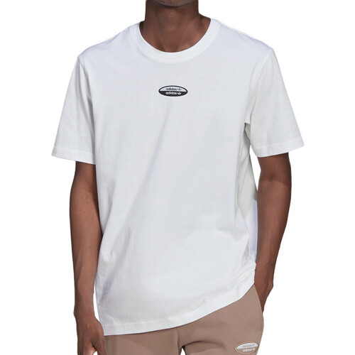 Vêtements Homme T-shirts manches courtes brazil adidas Originals HC2776 Blanc
