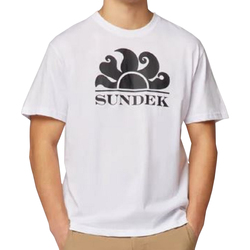 Vêtements Homme T-shirts manches courtes Sundek M021TEJ7800 00605 Blanc
