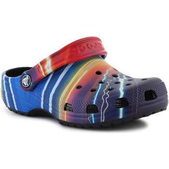 Chaussures Sandales et Nu-pieds Crocs fringed Classic Meta scape Clog Deep 208457-4LF Multicolore