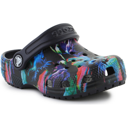 Chaussures Enfant Mules sandales de bain CROCS Crocband III Slide 205733 Black Graphite Crocs Classic Dino Clog Deep 208303-4LF Multicolore