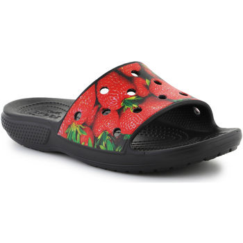 Chaussures Sandales et Nu-pieds Crocs fringed Classic Hyper Real Slide 208376-643 Multicolore