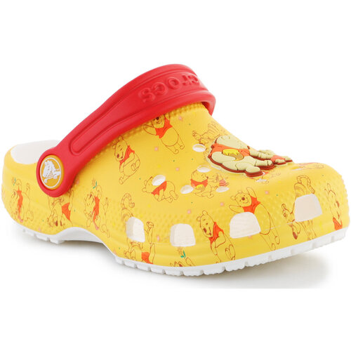 Chaussures Enfant Sandales et Nu-pieds Crocs fringed Classic Disney Winnie THE POOH CLOG 208358-94S Multicolore