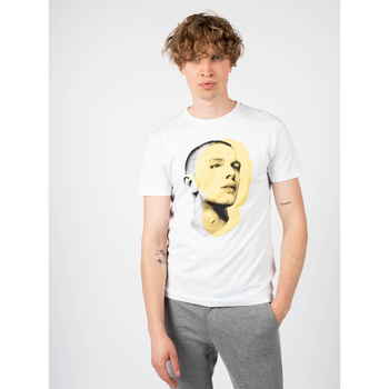 Vêtements Homme T-shirts manches courtes Antony Morato MMKS02166-FA100144 Blanc