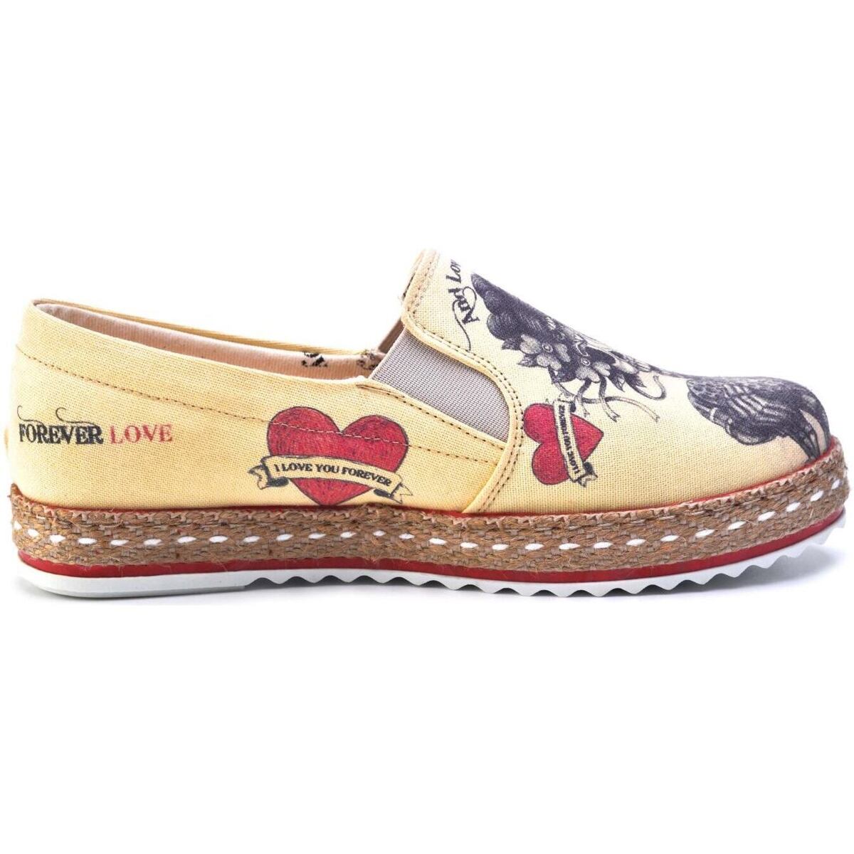 Chaussures Femme Espadrilles Goby HV1561 multicolorful