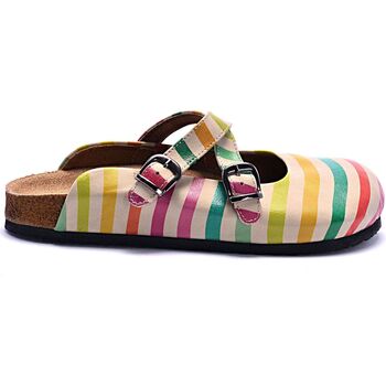Chaussures Femme Mules Calceo CAL102 multicolorful