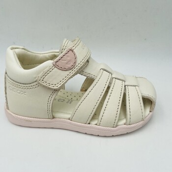 Chaussures Enfant Baskets mode Geox SANDALE BB BLANC Blanc