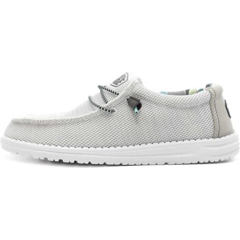 Chaussures Homme hn Wally Sox HEY DUDE Wally Sox Triple Needle Blanc