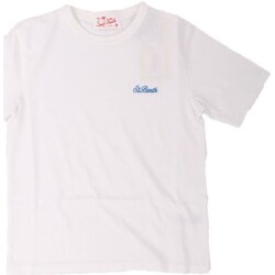 Vêtements Garçon T-shirts manches courtes Mc2 Saint Barth DOV0002 00481D Blanc