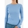 Vêtements Femme T-shirts manches longues Tommy Jeans dw0dw14277 Bleu