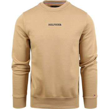 Vêtements Homme Sweats Tommy Hilfiger Sweater Logo Beige Beige